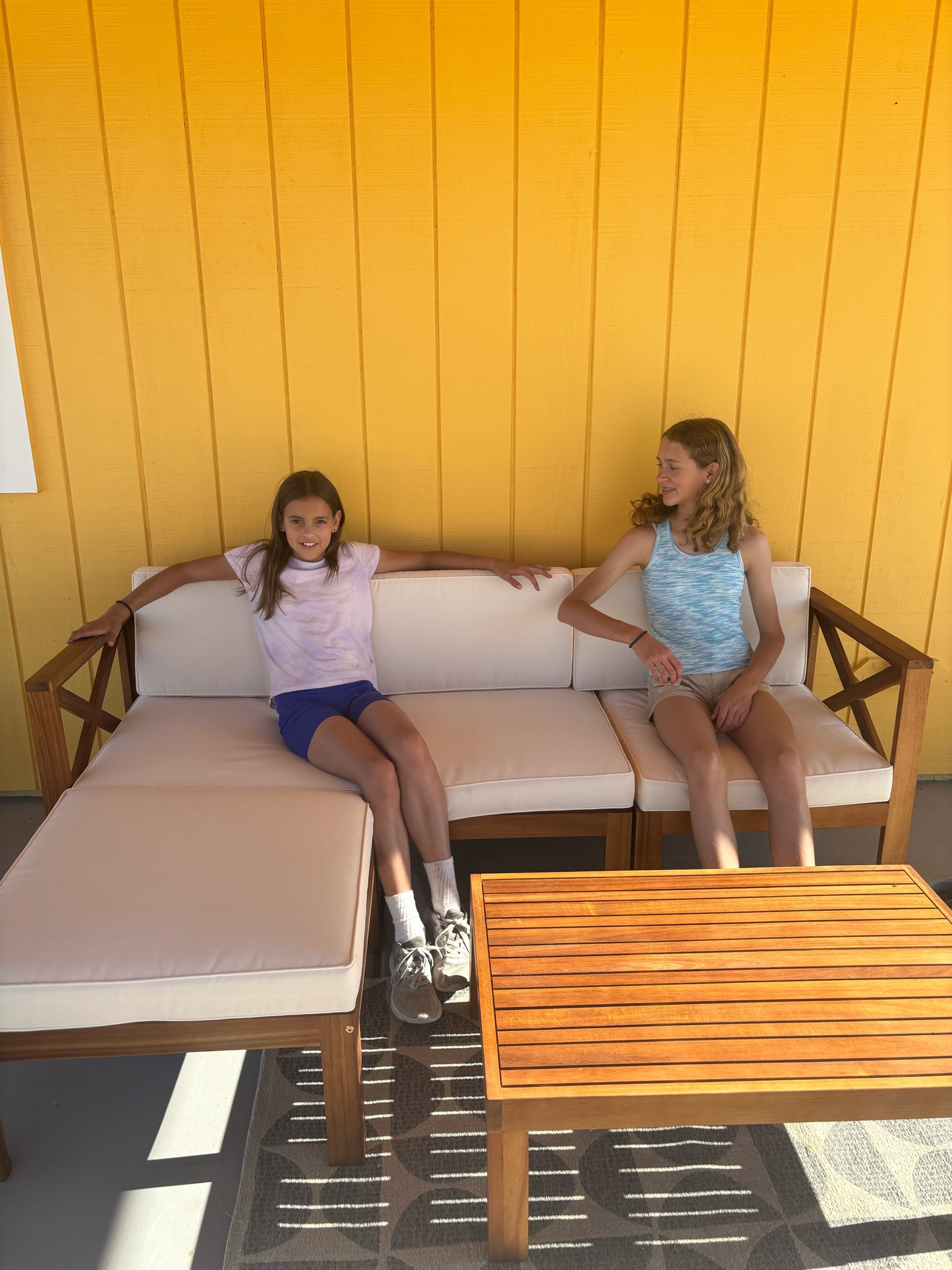 I haven’t finished styling it but we got the outdoor sectional together 😅 this is a very good price- I shopped high and low for a well-priced set and this one fits the bill.  It’s not too late to buy outdoor furniture!  I did a roundup of some well-priced outdoor sectionals for you from Temu.  

#LTKHome