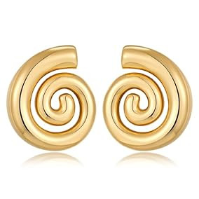 NEPULOY Gold Statement Earrings... | Amazon (US)