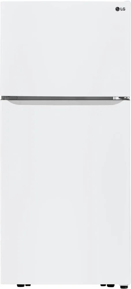 LG 20.2-cu ft Top-Freezer Refrigerator ( White ) ENERGY STAR Certified | LTCS20020W | Lowe's