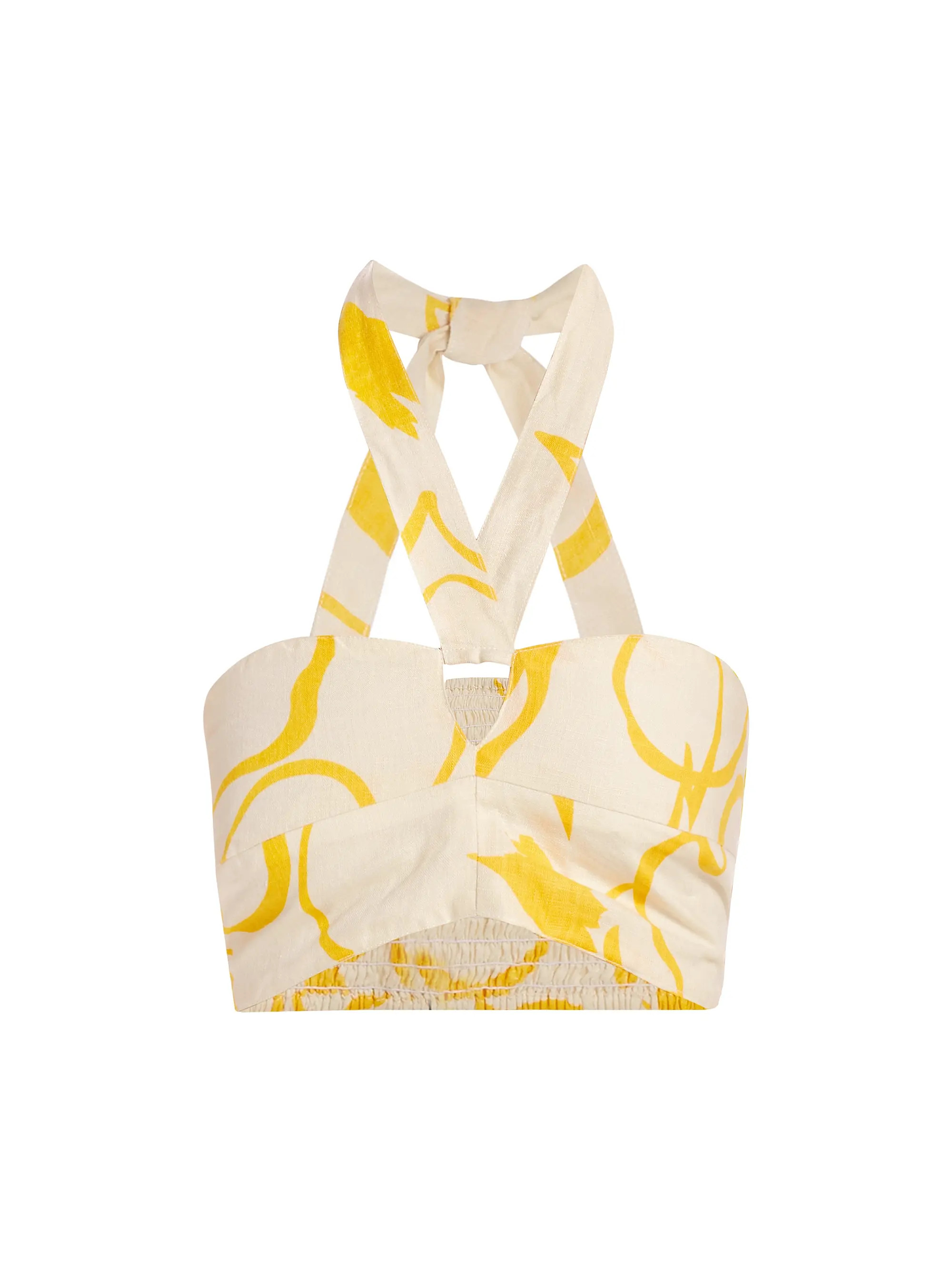 WhirlwindAll Tanks, Camis & SleevelessSWFCenter Piece Floral Linen Crop Top$249SELECT SIZE Free ... | Saks Fifth Avenue