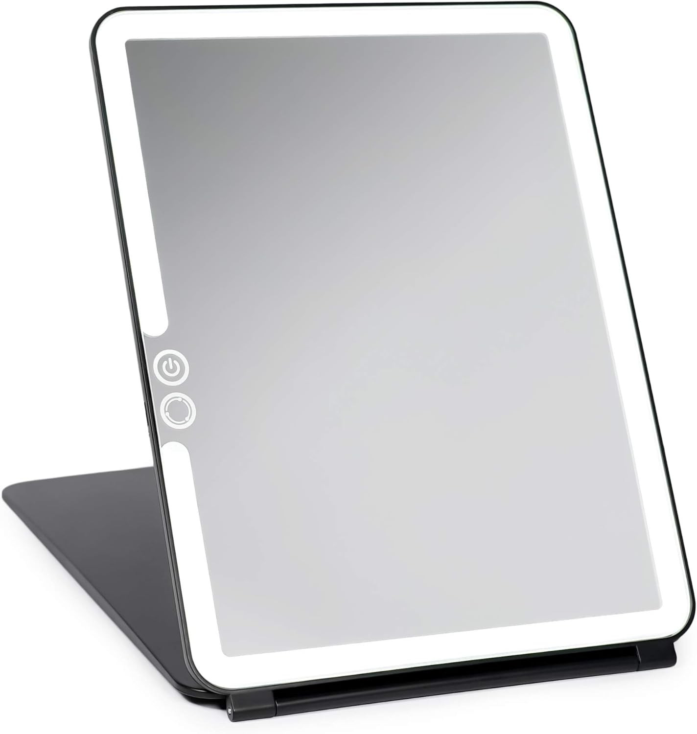 LUNA London Eclipse LED Lighted Travel Vanity Makeup Mirror | 3 Colour Light, Compact, Portable, ... | Amazon (US)