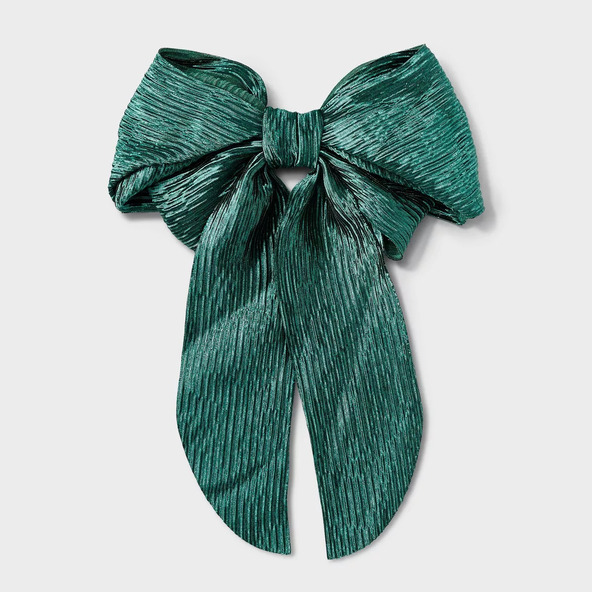 Crinkle Satin Hair Bow Barrette - A New Day™ | Target