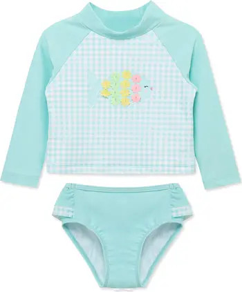 Fish UPF 50+ Rashguard Top & Bottoms Set | Nordstrom Rack
