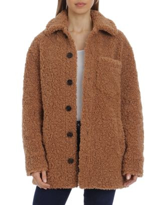 Faux Sherpa Shirt Jacket | Bloomingdale's (US)