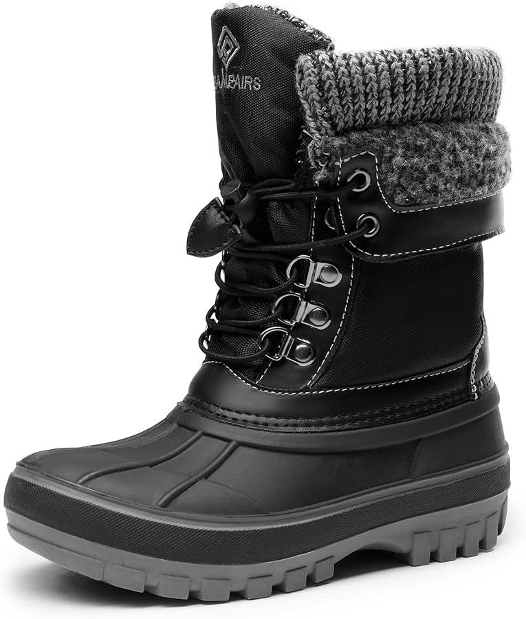 DREAM PAIRS Boys Girls Insulated Waterproof Winter Snow Boots | Amazon (US)