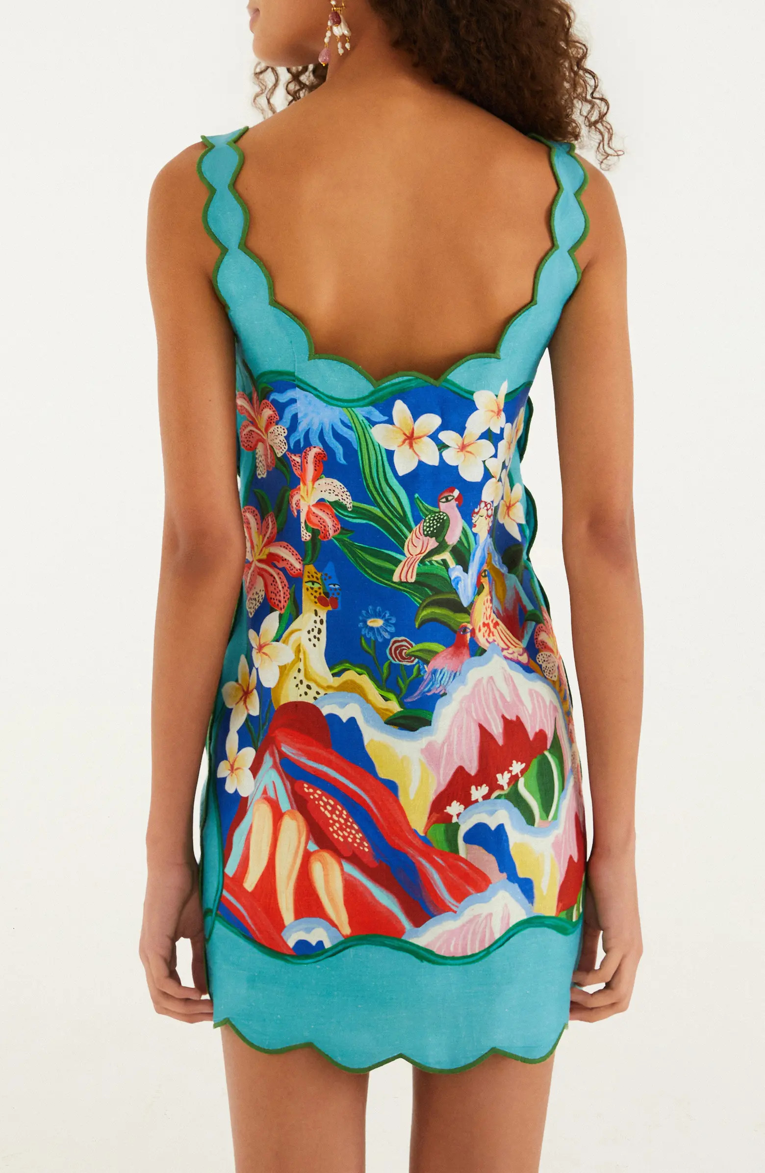 Garden of Life Linen Minidress | Nordstrom