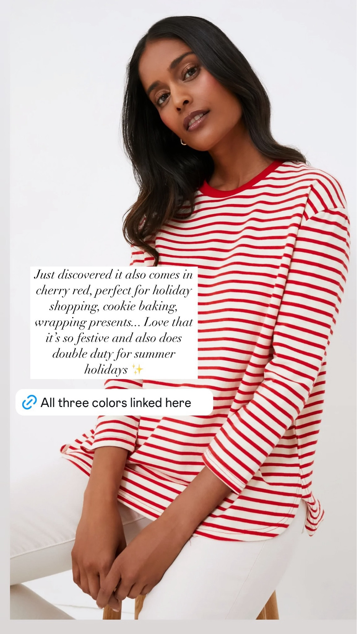 Just discovered it also comes in cherry red, perfect for holiday shopping, cookie baking, wrapping presents... Love that it’s so festive and also does double duty for summer holidays ✨

#LTKHoliday #LTKSeasonal #LTKStyleTip