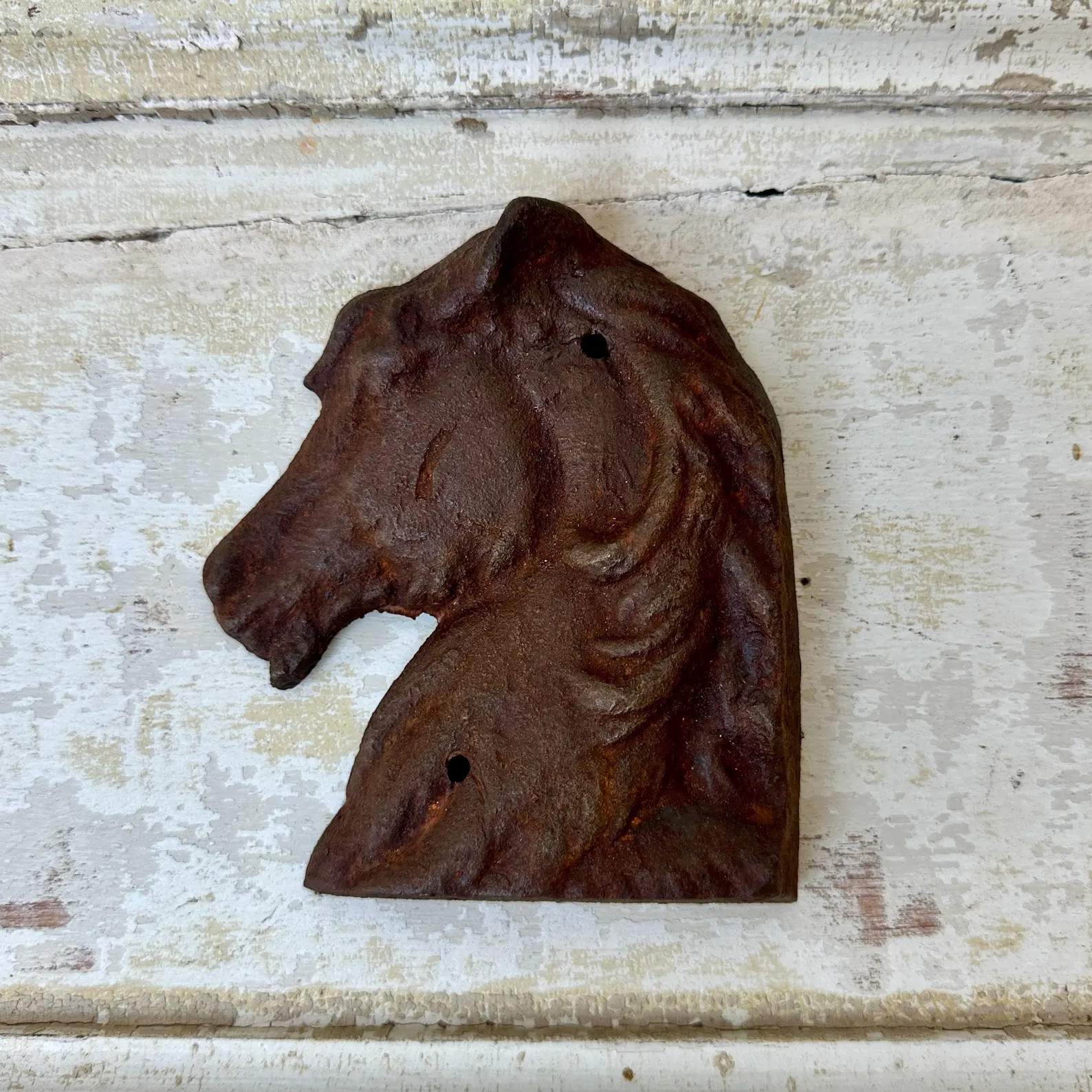 Vintage Cast Iron Horse Architectural Salvage Rustic Wall Art - Etsy | Etsy (US)