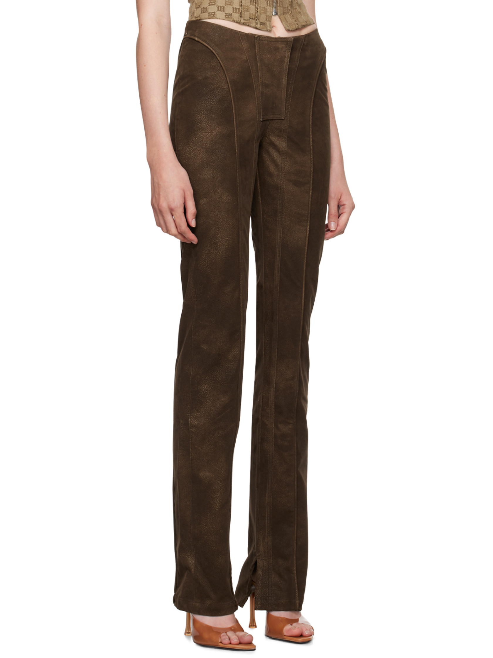 Stitched tailored casual pants | Senser US