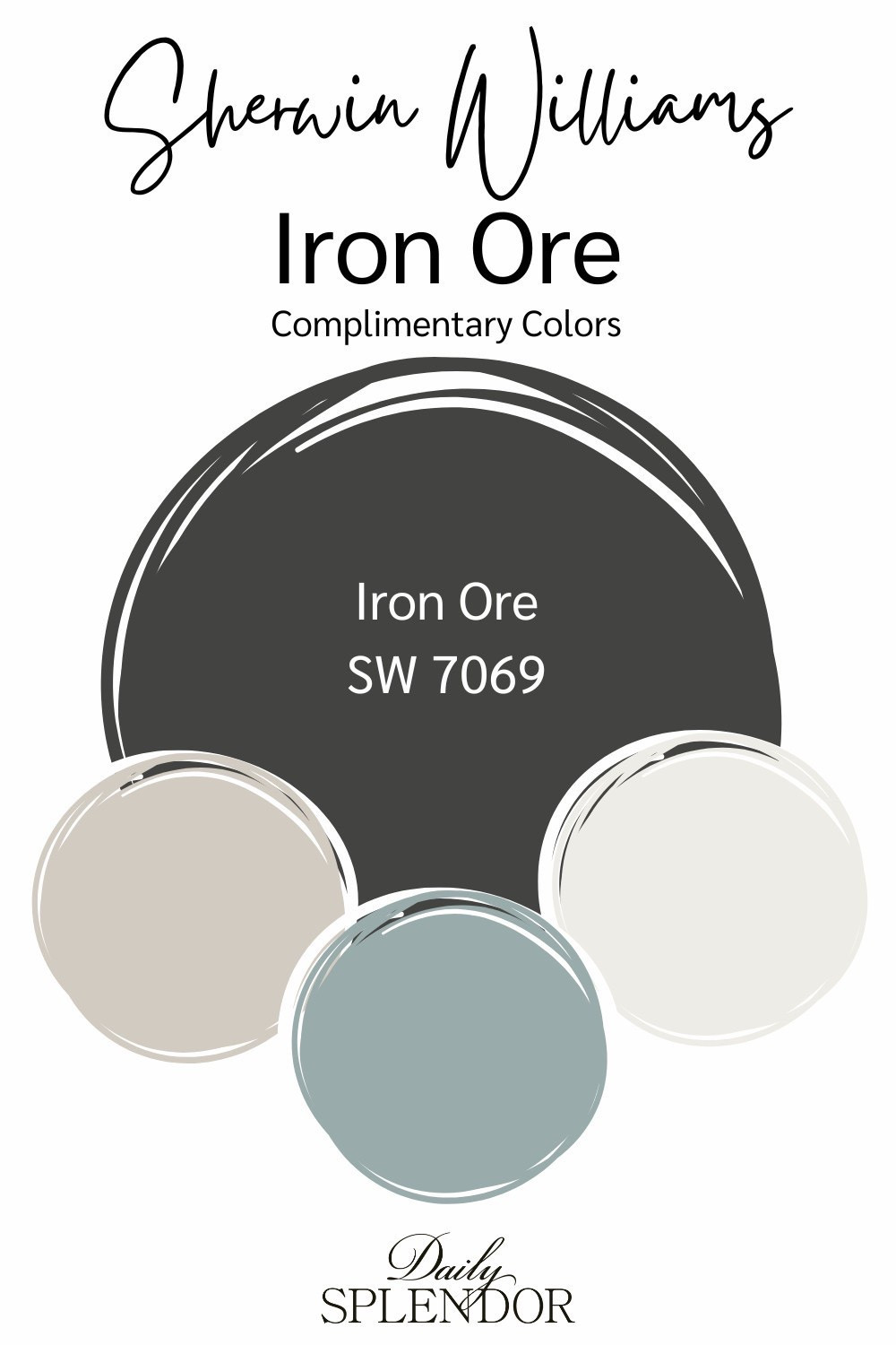Sherwin Williams Iron Ore has been one of my favorite paint colors for years! There is just something about this smoky charcoal that is a touch outside of the depth of black that can create a beautiful space. See my full color review on the blog (link in bio!)

#interiorpaint #exteriorpaint #wallpaint #paintcolor #paintswatch #ironore #sherwinwilliams #darkpaint #charcoalpaint

#LTKHome