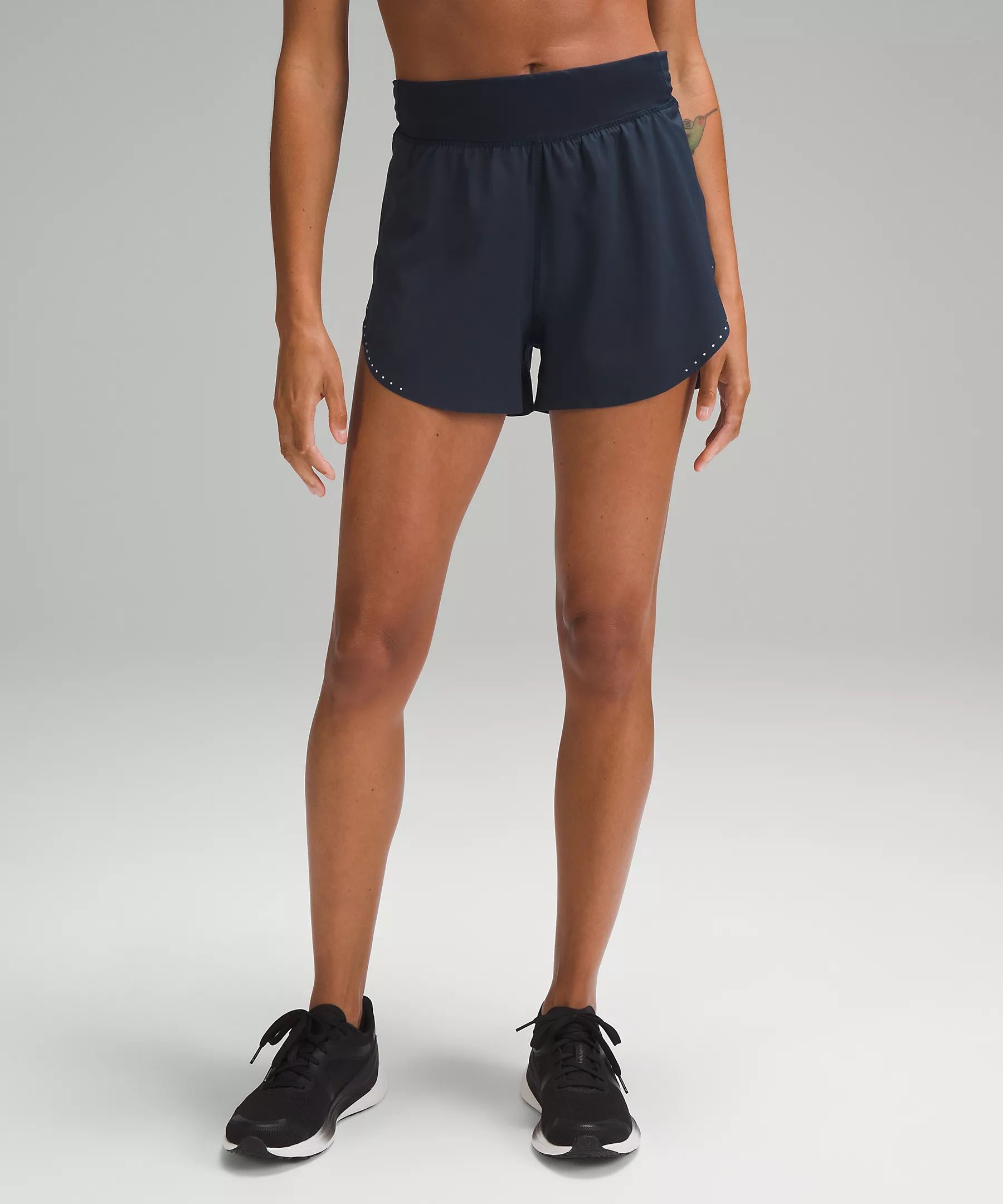 Fast and Free Reflective High-Rise Classic-Fit Short 3" | Lululemon (US)