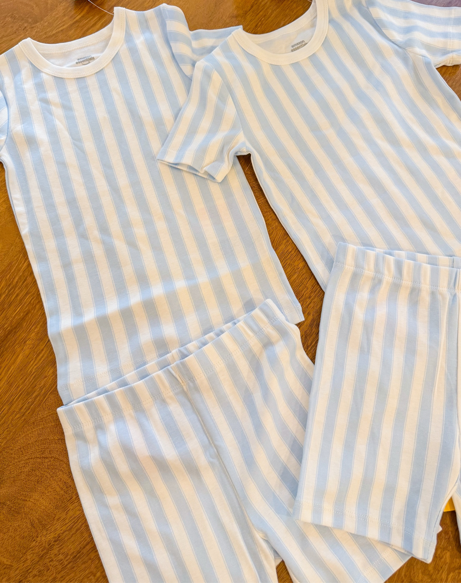 Loving these Amazon PJs for the summer months! So soft and stretchy plus they come in other colors you could use them for a family trip with all the cousins! 

#LTKFamily #LTKKids #LTKSeasonal