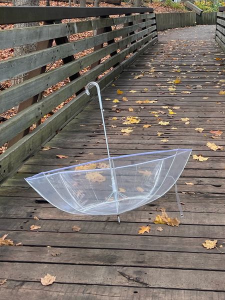 A transparent sturdy umbrella that is perfect for Rain or aesthetic photography including wedding ! Strongly holds in Canadian windy weather ! 

#LTKSeasonal #LTKGiftGuide #LTKwedding