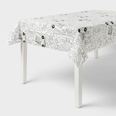 First Day of School Color Your Own Table Cover - Spritz™ | Target