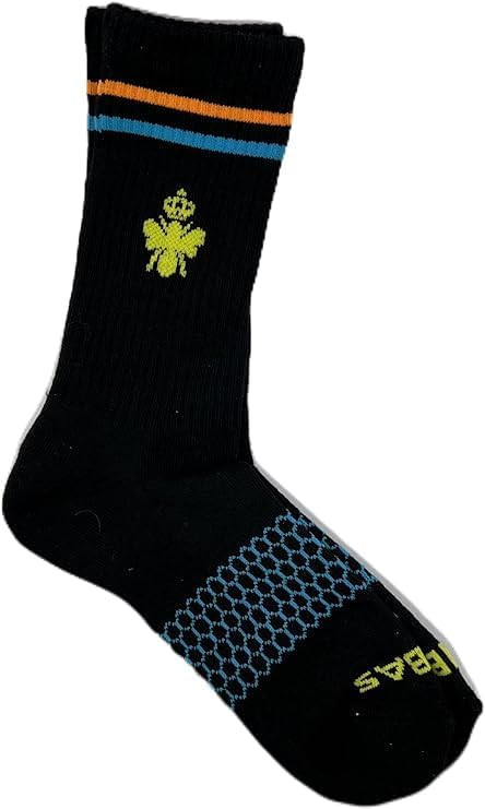 BOMBAS KIDS Originals Calf Socks 3 pack, XS, Black/multicolor, X-Small | Amazon (US)