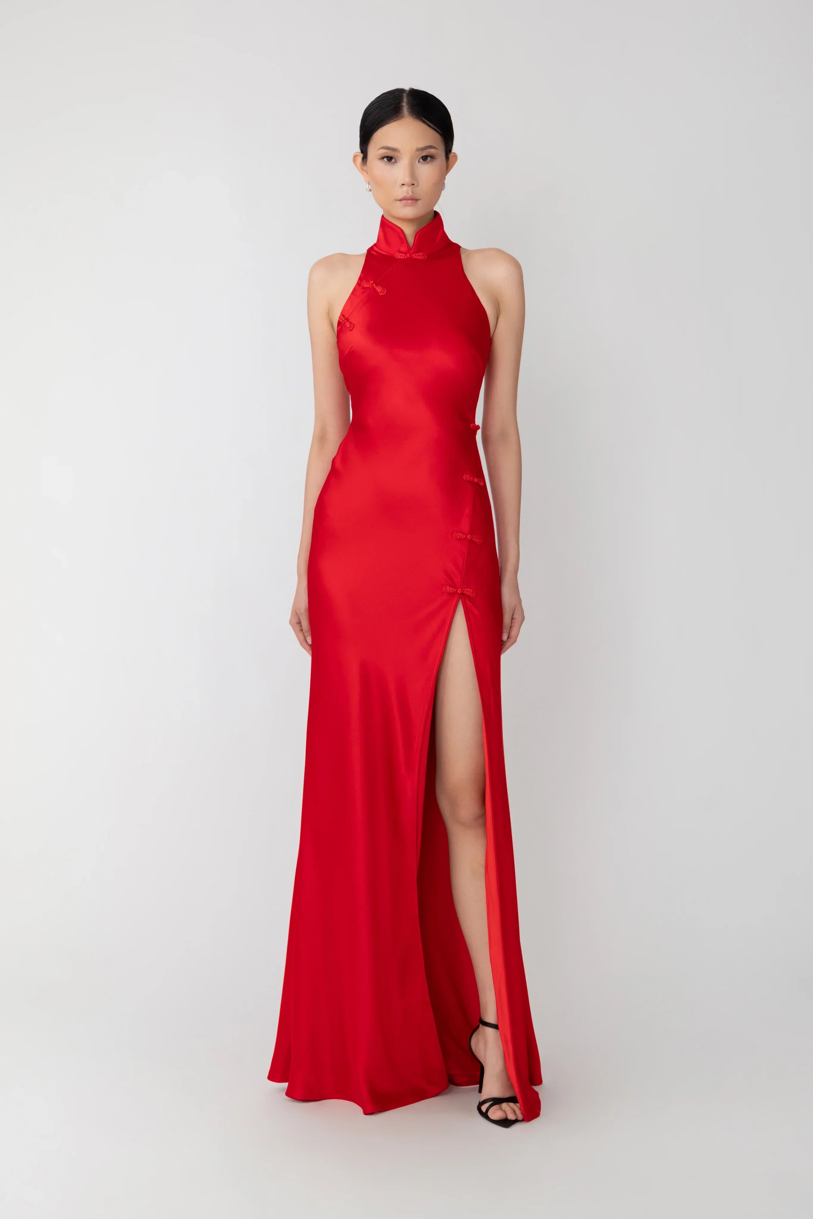 Phoebe Satin Gown | Sau Lee