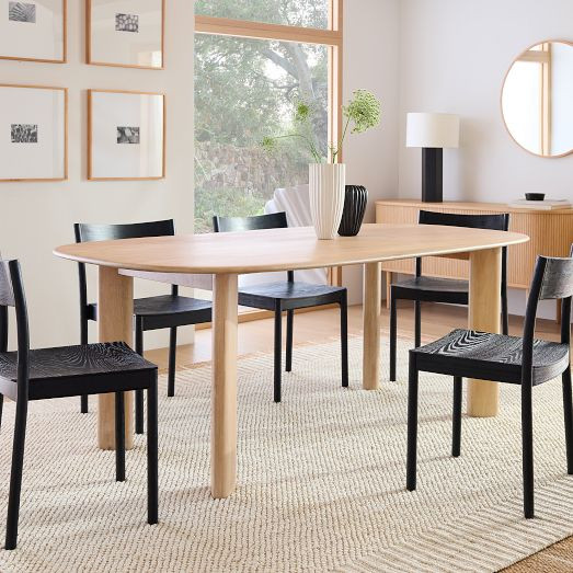 Solid Oak Oval Dining Table | West Elm (US)