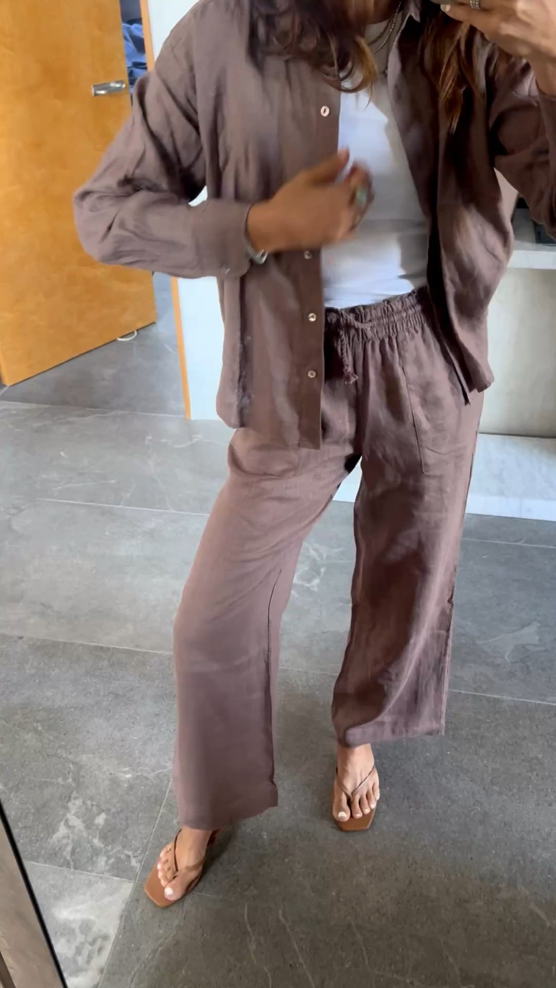 Linen set size small 🤎
Splendid 
Travel 