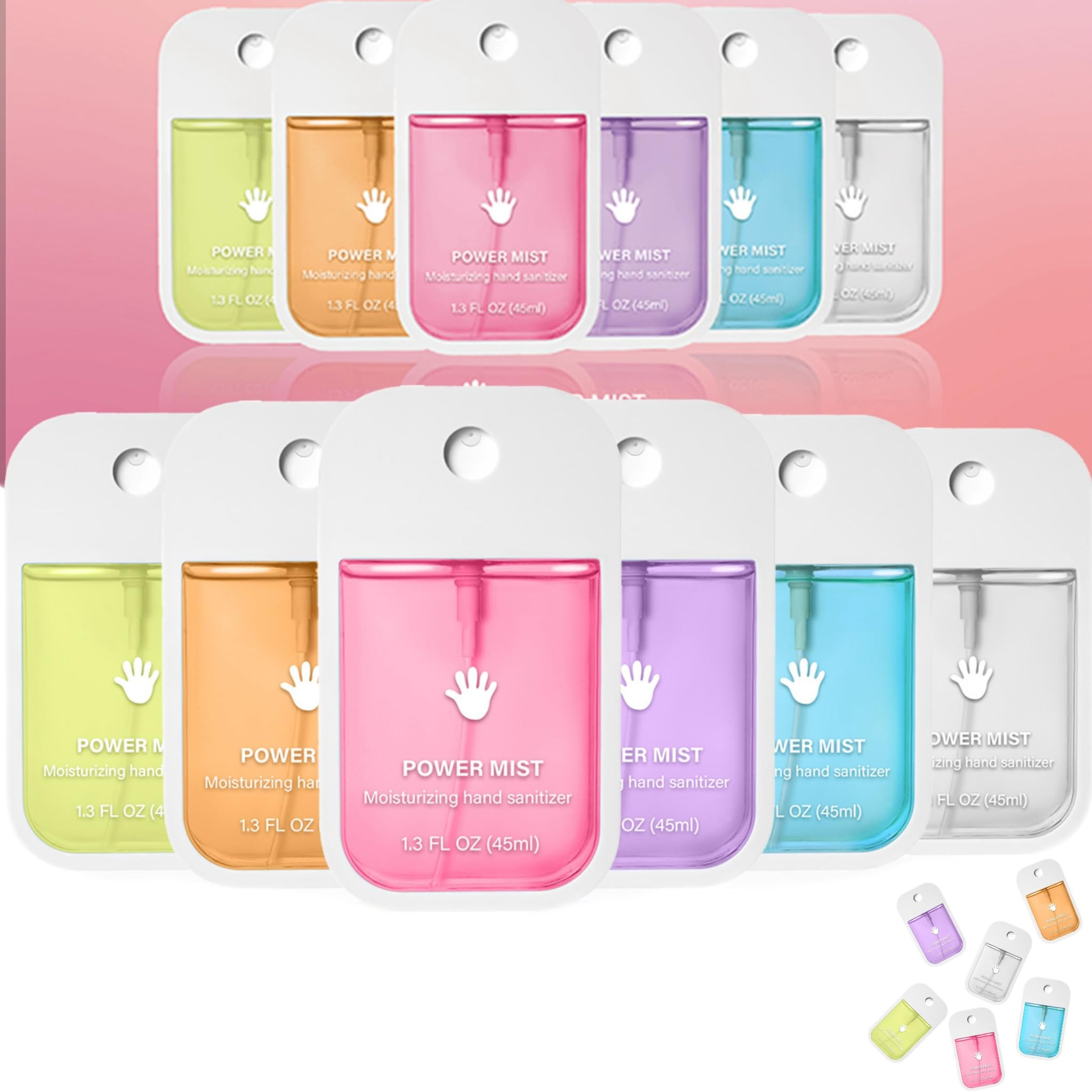 6-Flavor Hydrating Hand Sanitizer Spray Set for Adults - Travel-Size Portable Power Mist with Alo... | Amazon (CA)