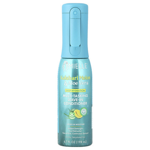 Mielle, Deep Hydration Multi-Tasking Leave-In Conditioner, For Dry, Dehydrated Hair, Kalahari Melon & Aloe Vera, 6.7 fl oz (198 ml) | iHerb