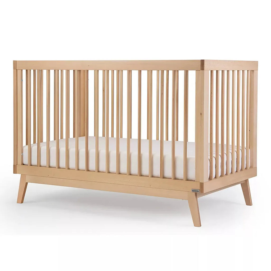 Dadada Baby Soho 3-in-1 Convertible Crib Mid-century Modern - Natural | REBEL (formerly Rebelstork)