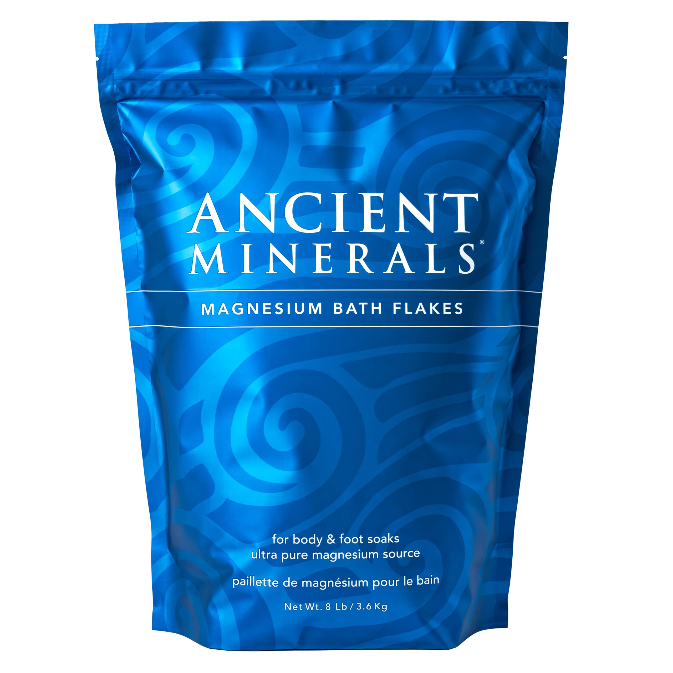 Ancient Minerals Magnesium Bath Flakes - Bathing Alternative to Epsom Salt - Soak in Natural Salt... | Amazon (US)
