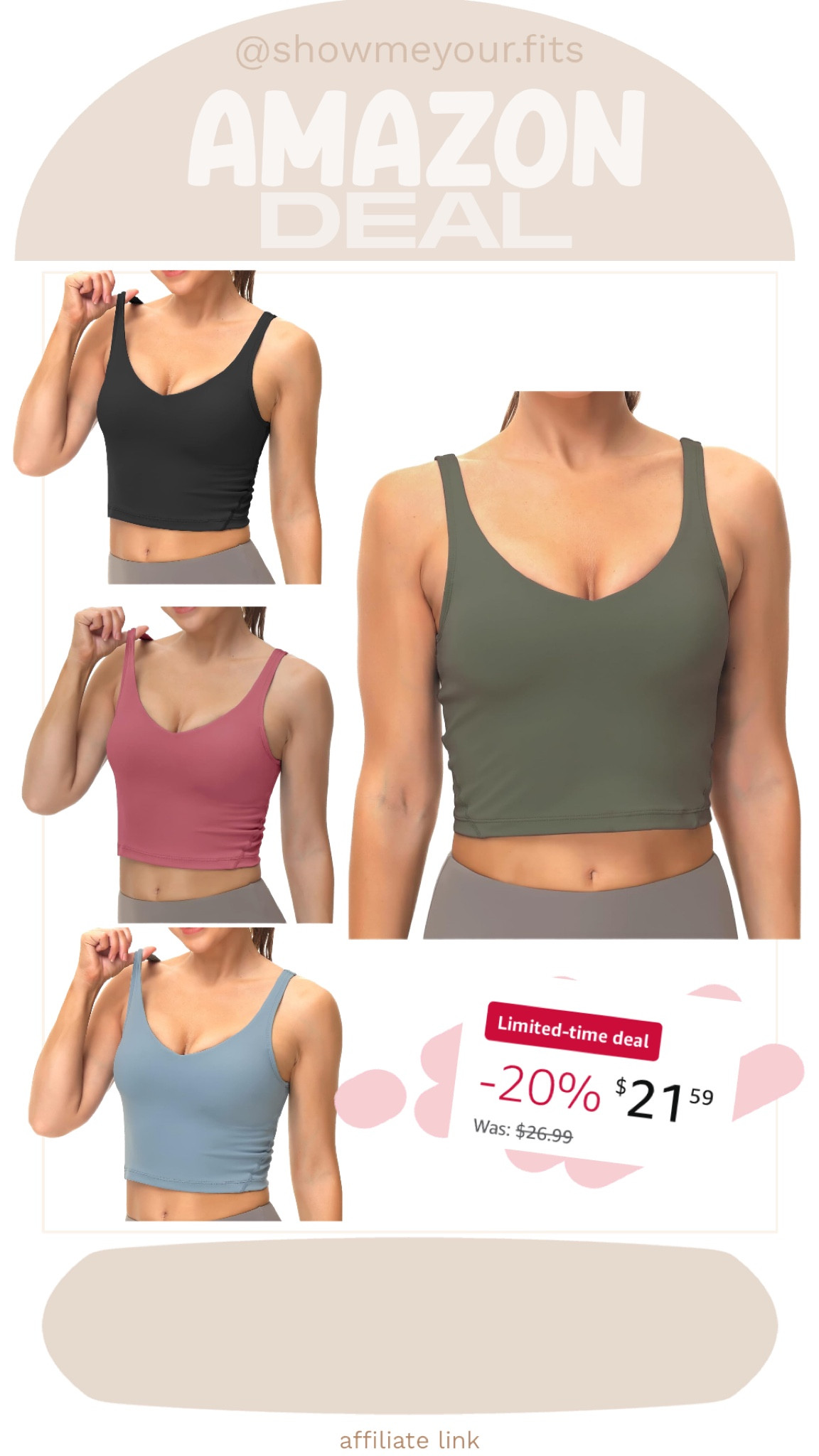 AMAZON Limited Deal!

Active longline sports bra ✨

#LTKcanada #LTKstyletip #LTKsale