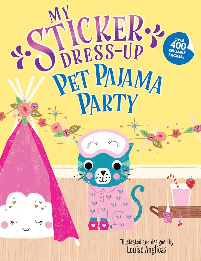 My Sticker Dress-Up: Pet Pajama Party!: Awesome Activity Book with 400+ Stickers for Unlimited Po... | Amazon (US)