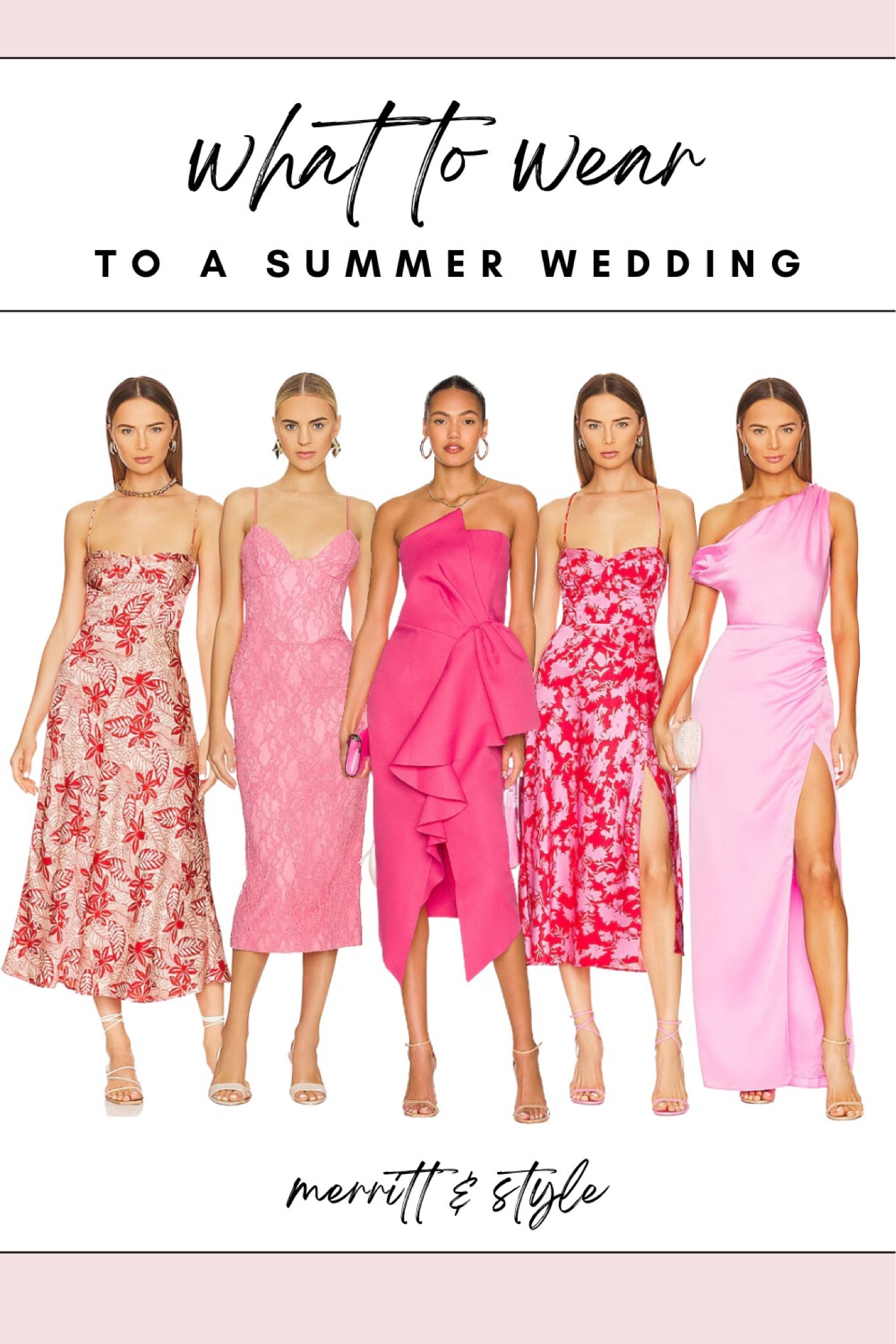 What to wear to a summer wedding pink gowns for summer 

#LTKsalealert #LTKwedding #LTKstyletip