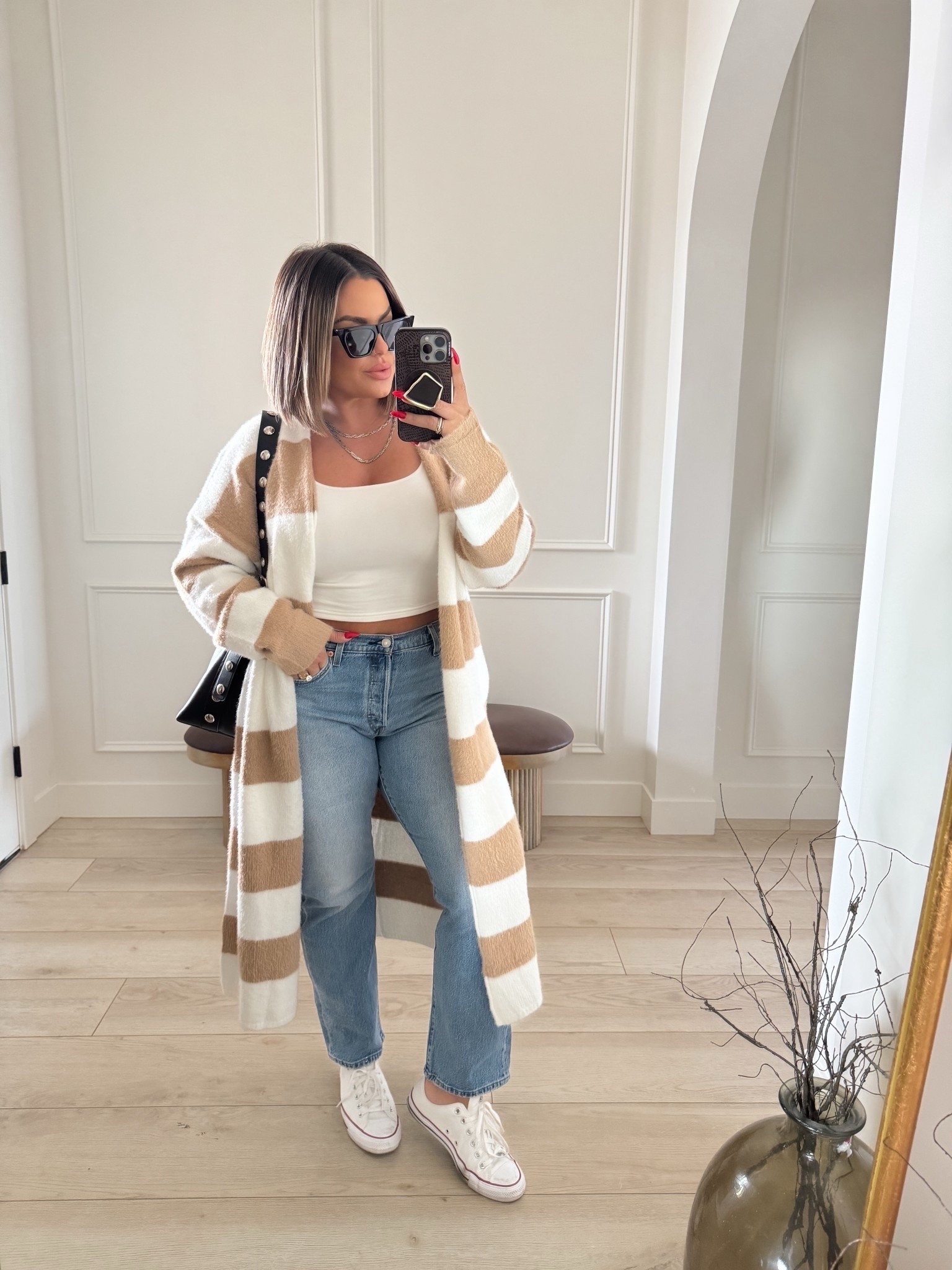 Tank L 
Sweater xxl for oversized fit 
These Levi’s 501 now come In curve but they still run small so size up in doing a 32 
Use code shayna10 on Miranda Frye to save on necklaces 

Follow my LTK @shaynaslife on the @shop.LTK app to view this post and get my exclusive app-only content!

#liketkit 
@shop.ltk
https://liketk.it/5PBRv

#LTKSaleAlert #LTKootd #LTKMidsize