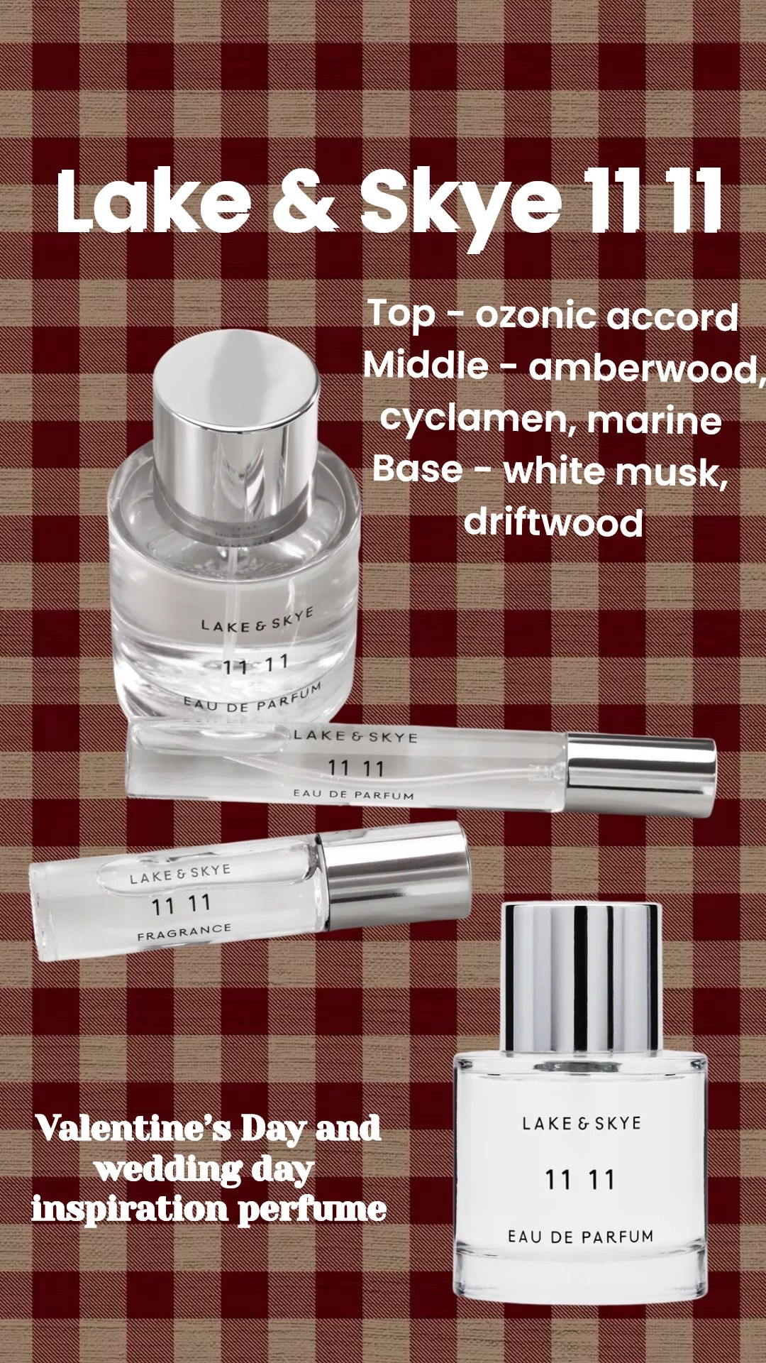 A perfume that is a wedding staple is also a wonderful perfume for Valentine’s Day! Lake & Skye 11 11 is a stunning fragrance. 

#LTKValentine #LTKSaleAlert #LTKWedding