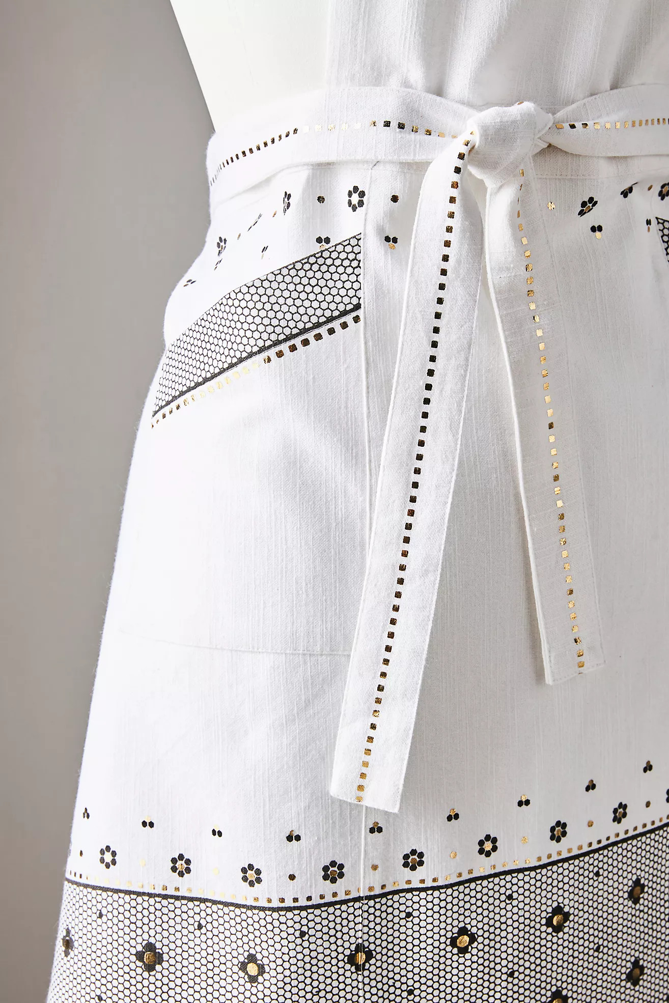 The Bistro Tile Printed Cotton Apron | Anthropologie (US)