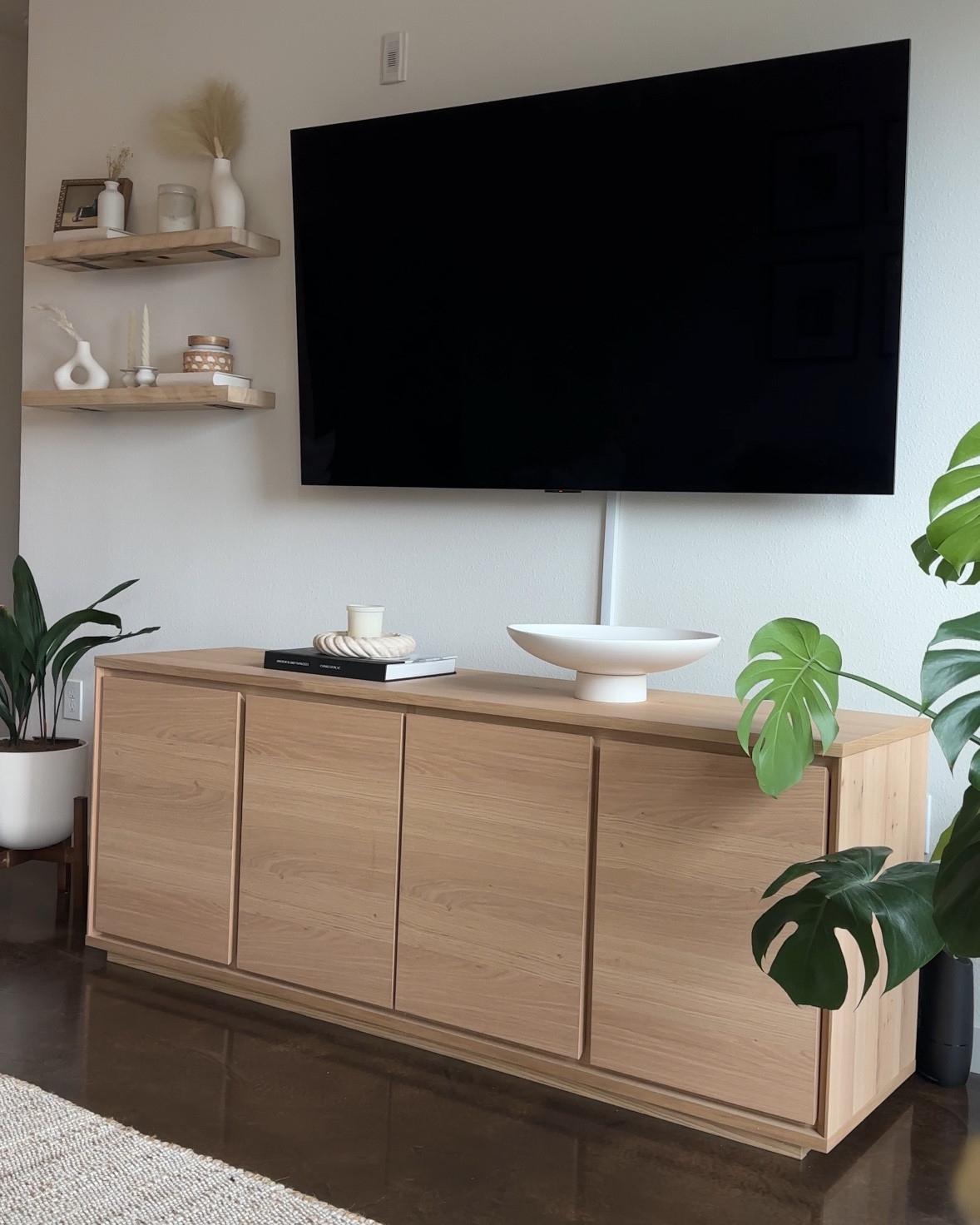 neutral TV stand of my dreams!! I’m in love!! 

#LTKHome