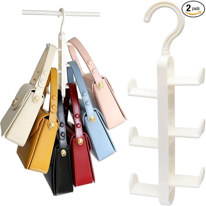 Closet-Organizers-and-Storage,Purse Hanger for Closet-Organizer,2 Pack Purse-Organizer for Organi... | Amazon (US)