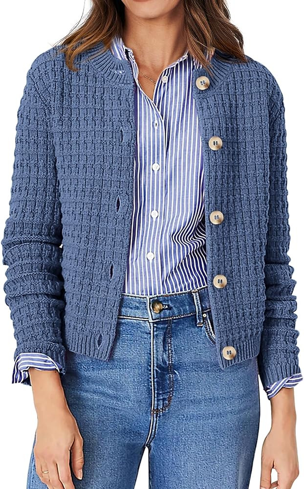 PRETTYGARDEN Women's Fall Lightweight Cardigan Sweaters | Amazon (US)