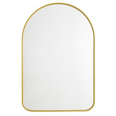 Tuscan Gold Metal Framed Arch Mirror | Pottery Barn Teen