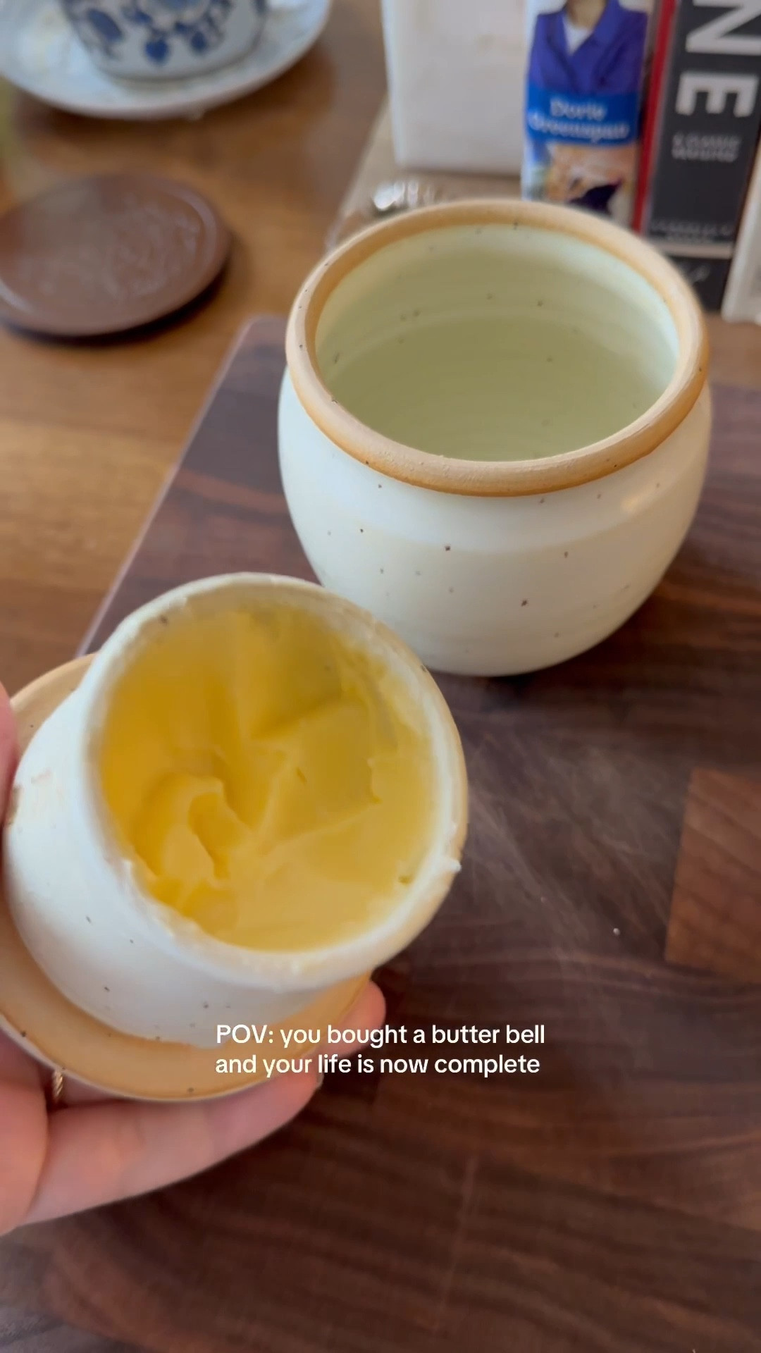 I'm in love with having access to room temp butter at all times

#ButterBell #cooking #baking #cozyvibes

#LTKFindsUnder100 #LTKHome #LTKFamily