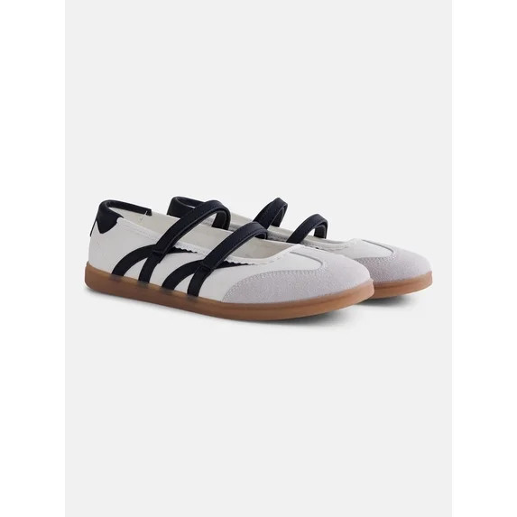 No Boundaries Women’s Ballet Sneakers | Walmart (US)