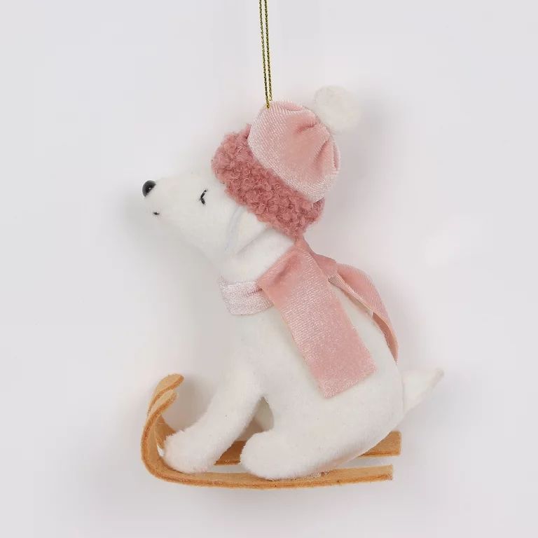 Fabric Dog Christmas Ornament, 5", by Holiday Time | Walmart (US)