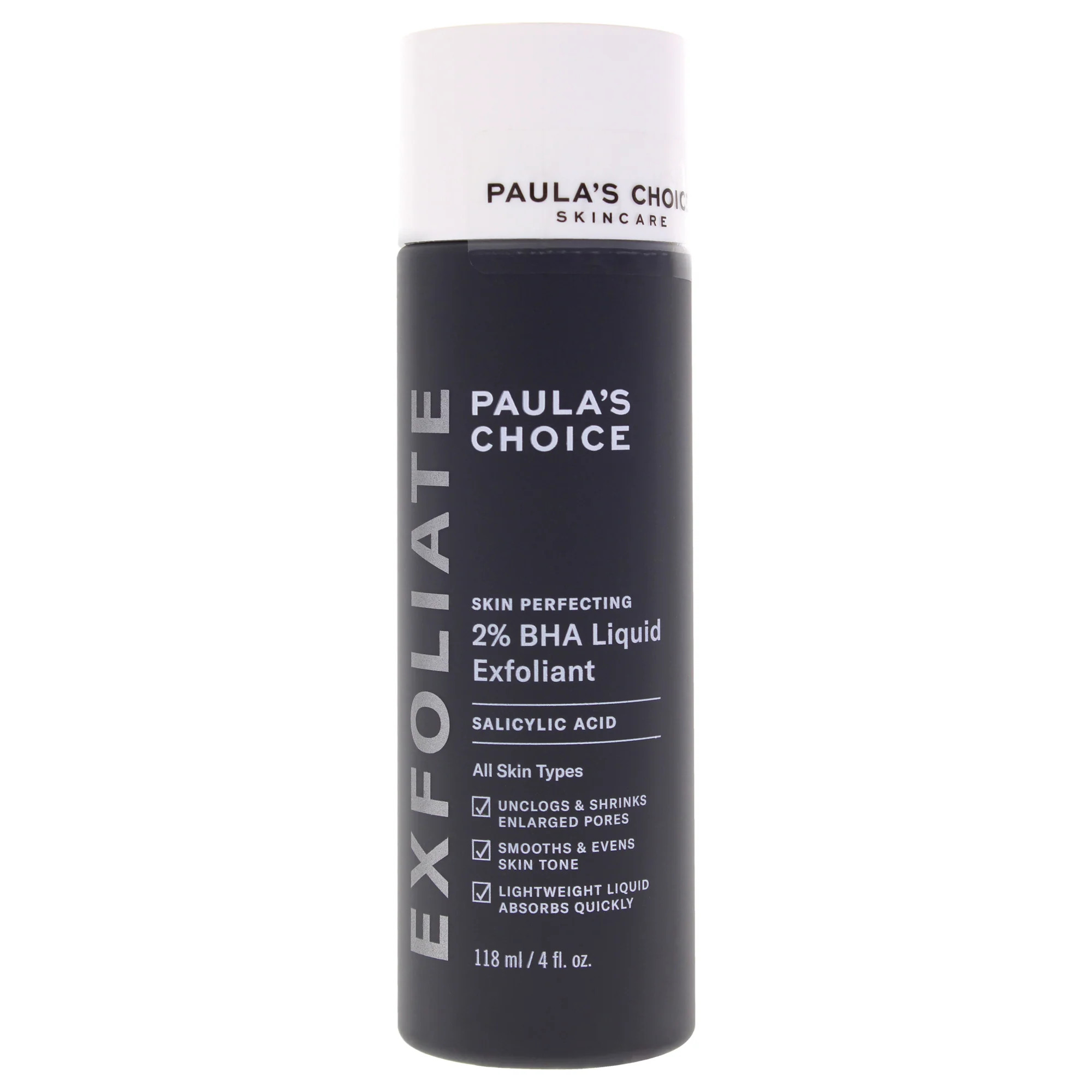 Skin Perfecting 2 Percent BHA Liquid Exfoliant by Paulas Choice for Unisex - 4 oz Exfoliator | Shop Simon