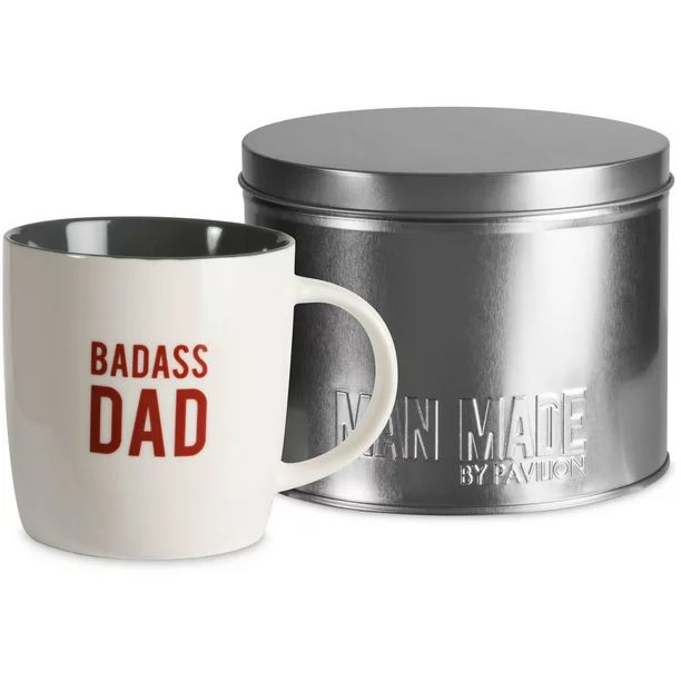 Pavilion - Badass Dad 12oz Coffee Cup Mug & Tin Gift Set | Walmart (US)