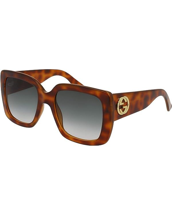 Gucci GG0141S 002 Havana Square Sunglasses, 53-20-140 | Amazon (US)