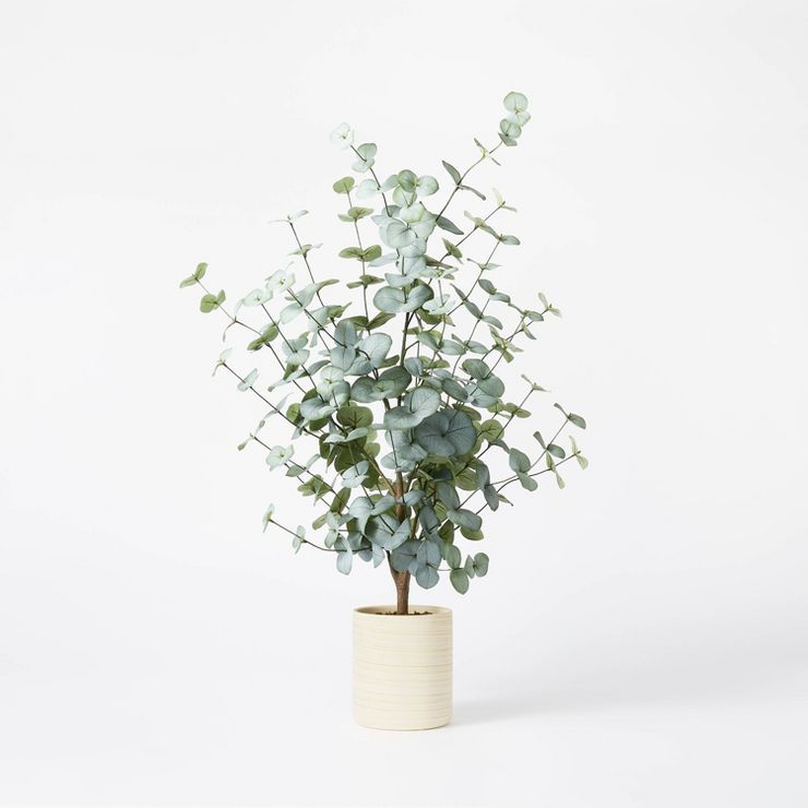 Large Artificial Eucalyptus Leaf in Pot - Threshold&#8482; designed with Studio McGee | Target