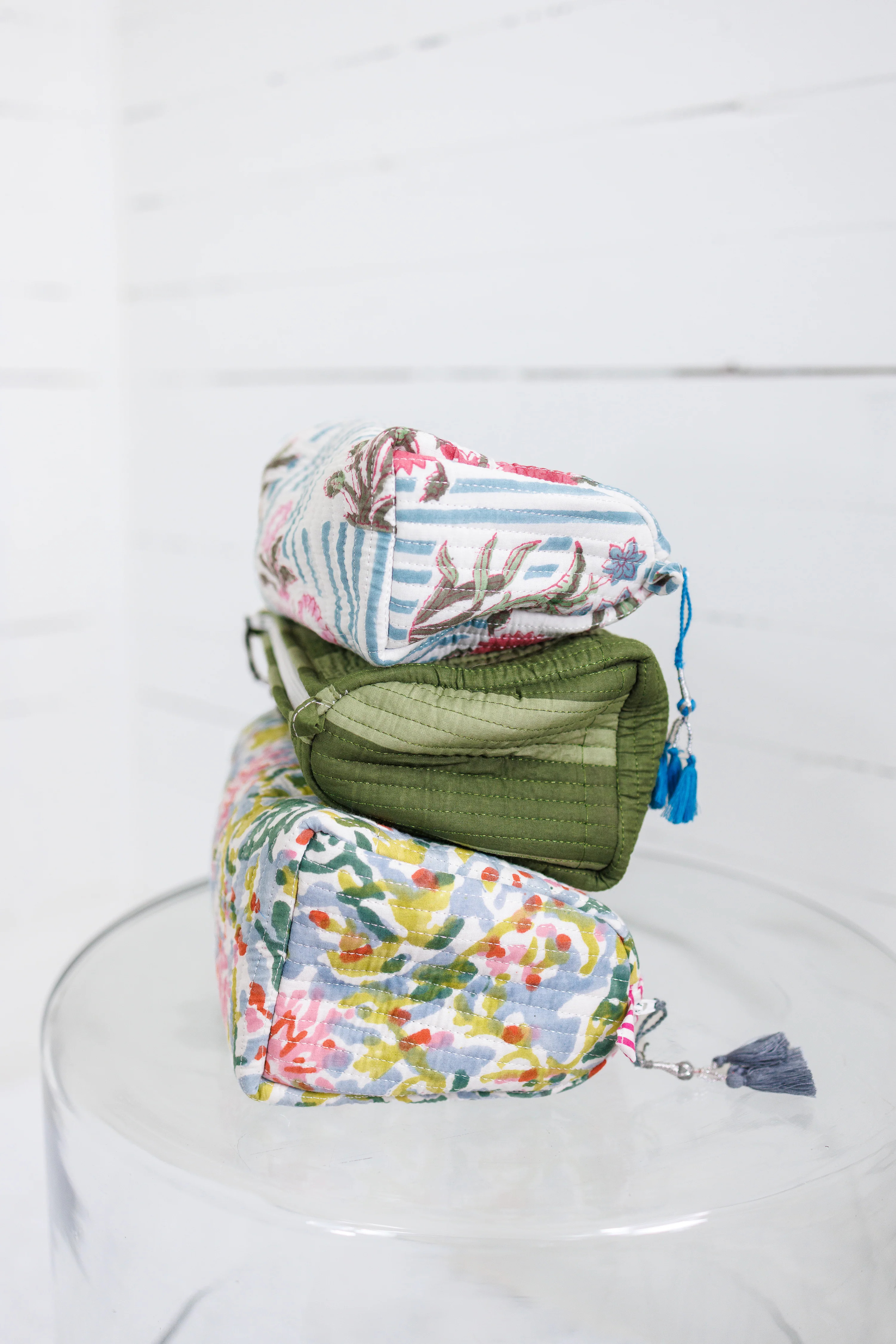 Maggie Oaks Dillon Set of 3 Cosmetic Bags | Clover and Bee | Clover + Bee