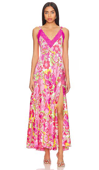 All A Bloom Maxi Dress In Neon Pop Combo | Revolve Clothing (Global)
