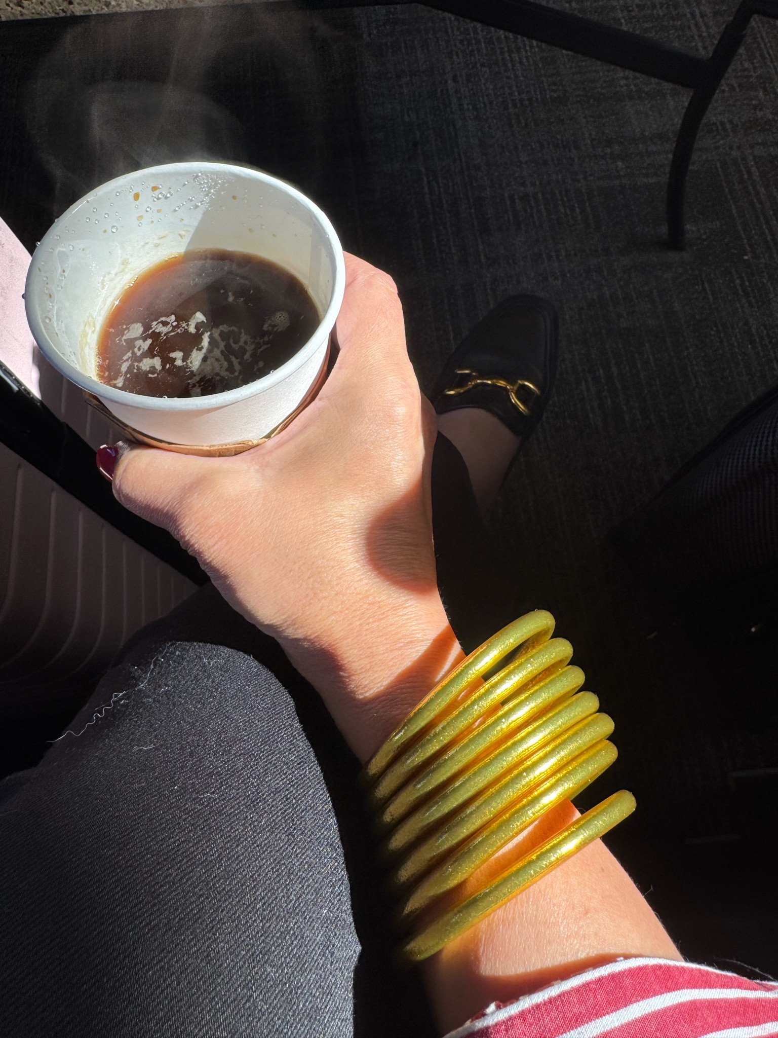 Airport coffee ☕️ unlimited possibilities 

#LTKdayinmylife #LTKOver40 #LTKTravel