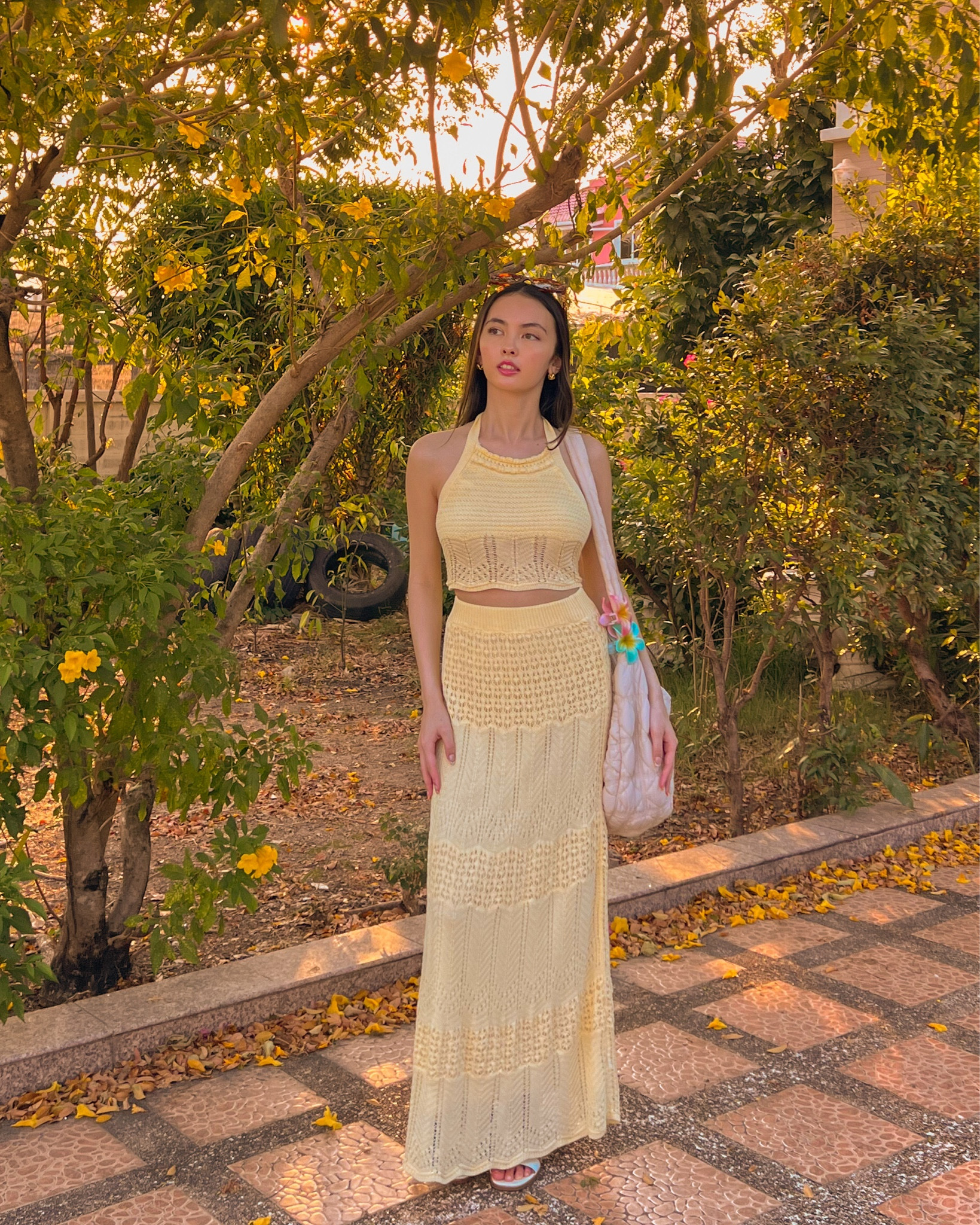 Princess Polly code: ANYA20

yellow crochet midi skirt set, yellow halter top

#LTKSeasonal #LTKeurope #LTKtravel