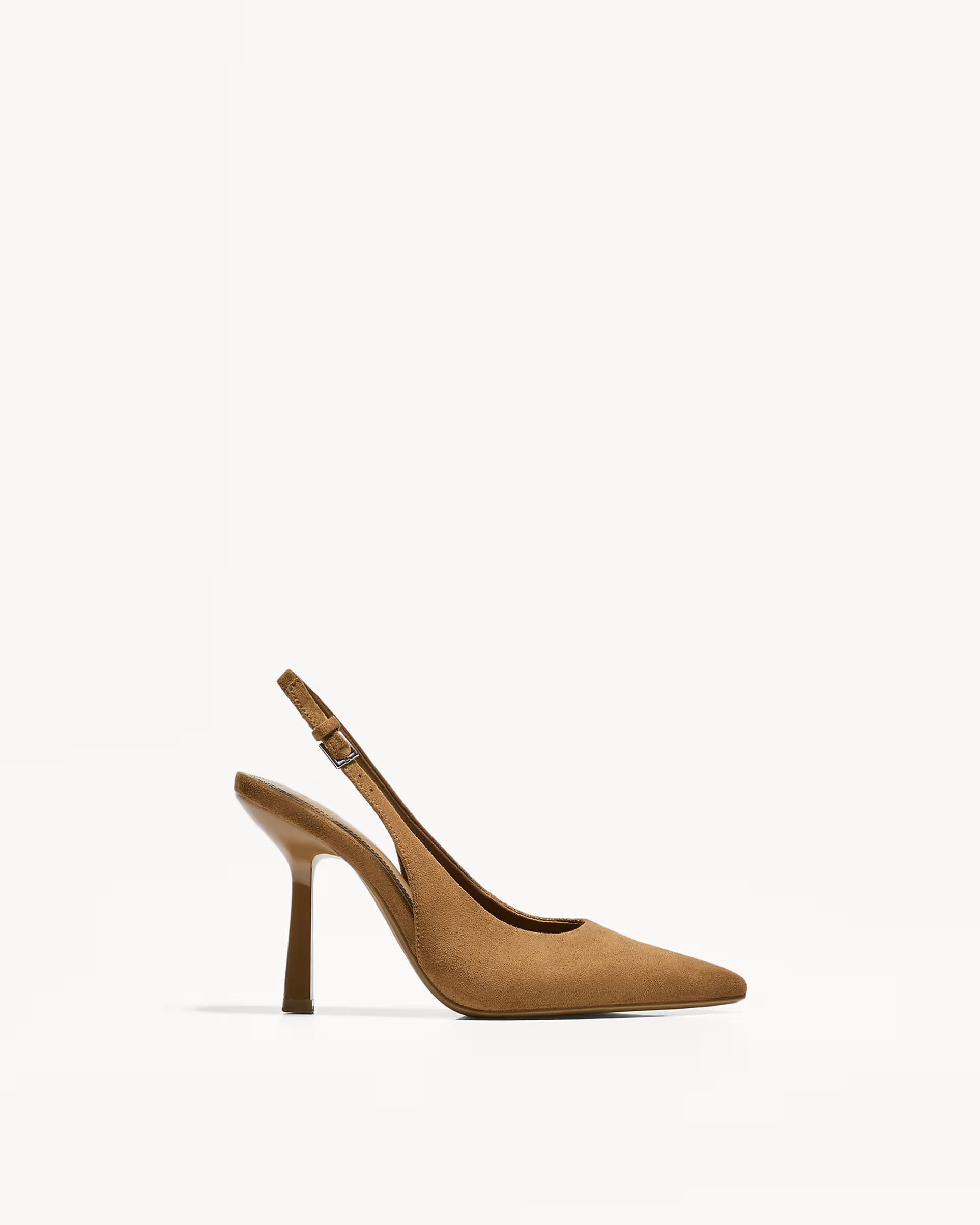 Bershka heeled slingbacks in tan | ASOS (Global)