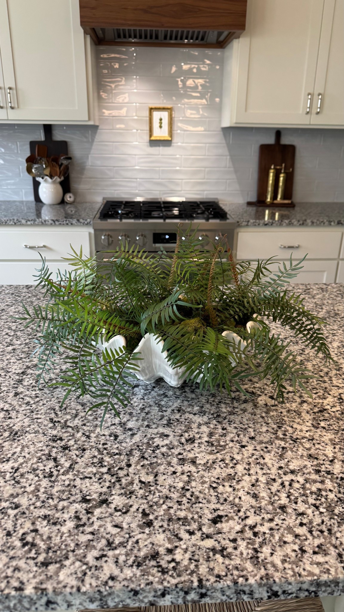 Create your own clam fern bowl 