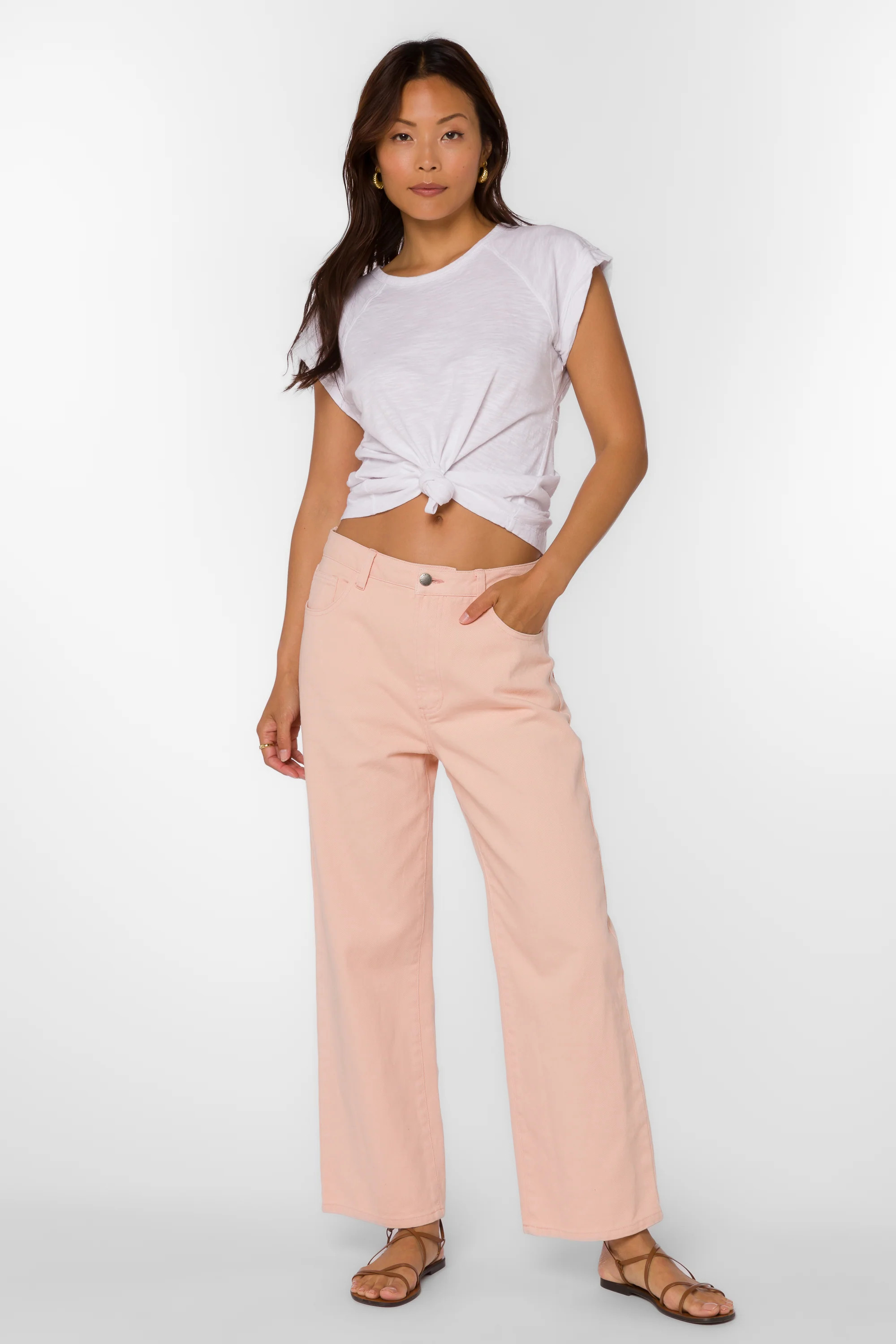Dawson Pink Sand Jeans | Velvet Heart Clothing